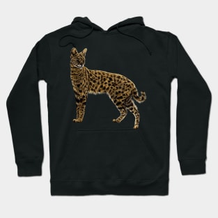 Serval cat Hoodie